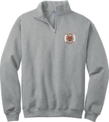 Biggby Bobcats NuBlend 1/4-Zip Cadet Collar Sweatshirt
